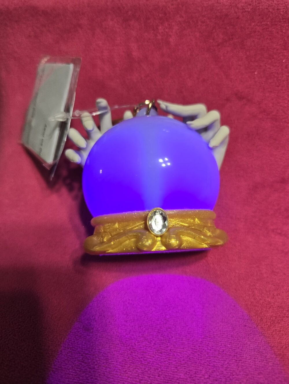 Bath & Body Works LED Crystal Ball Pocket Bac - Blue and Gold